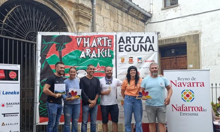 Albi Gaztak de Arruazu y Jaime Barberena de Garralda reciben los dos primeros premios