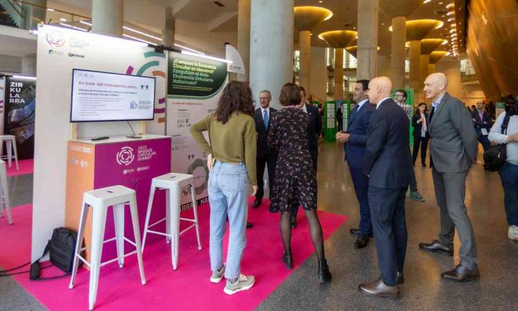 Stand de Navarra en Basque Circular Summit 2025