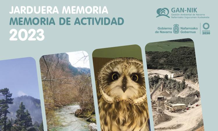 Portada Memoria Actividad GAN_NIK 2023